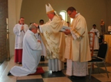 The Ordination of Nicholas StJohn to the Permanent Diaconate.Laying on of Hands and Prayer of Consecration. 