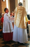 The Ordination of Nicholas StJohn to the Permanent Diaconate. The Vesting in the Stole and Dalmatic.