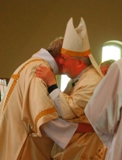 The Ordination of Nicholas StJohn to the Permanent Diaconate. The Kiss of Peace.