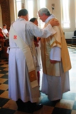 The Ordination of Nicholas StJohn to the Permanent Diaconate. The Kiss of Peace.