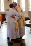 The Ordination of Nicholas StJohn to the Permanent Diaconate. The Kiss of Peace.