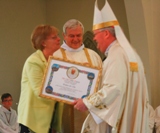 The Ordination of Nicholas StJohn to the Permanent Diaconate. The Presentation of the Papal Blessing.