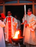 Holy Saturday - the Easter Vigil.