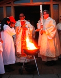 Holy Saturday - the Easter Vigil.